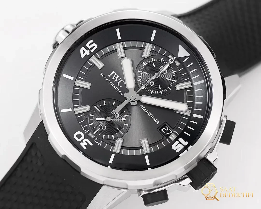 V6 Factory IWC Aquatimer Köpekbalığı Özel Versiyonunun kalitesi iyi mi? - Kasa Profili ve Kurma Kolu İncelemesi