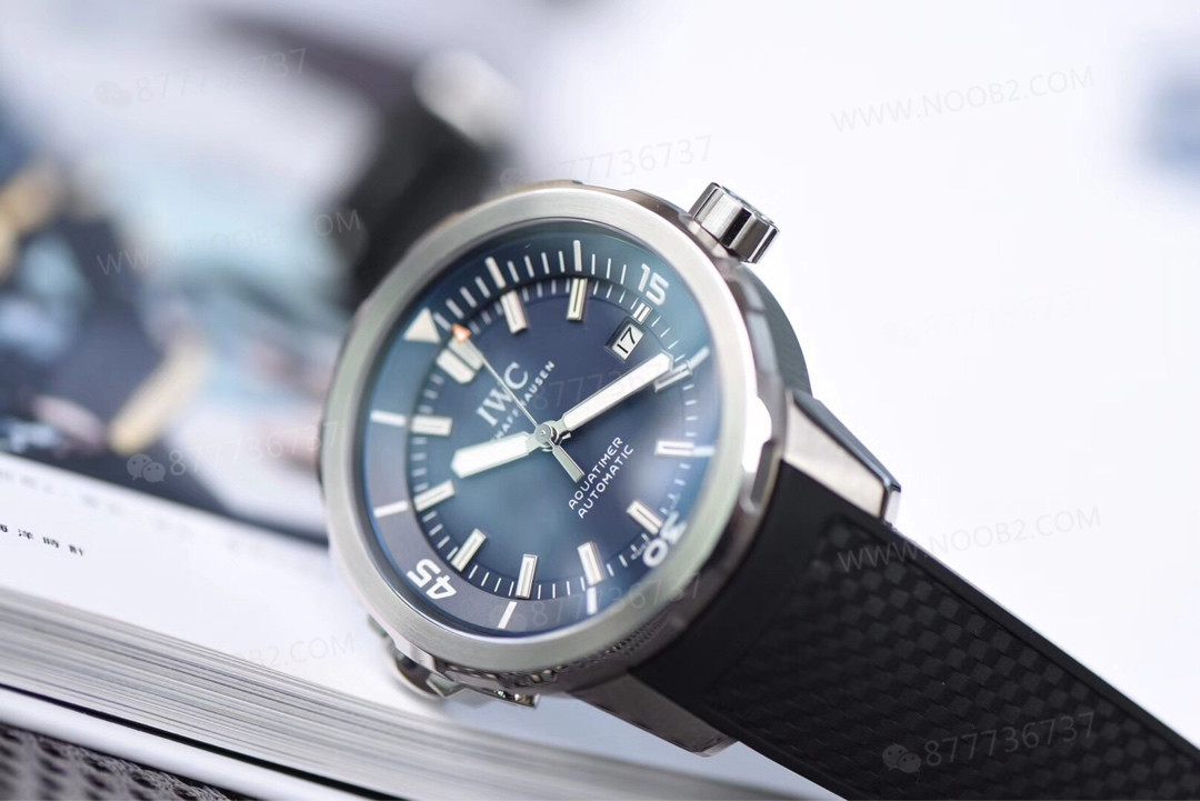 V6 Factory IWC Aquatimer mavi kadranlı üç iğneli saatin işçiliği nasıl? — 3. fotoğraf