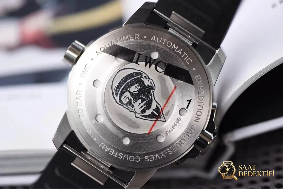 V6 Factory IWC Aquatimer mavi kadranlı üç iğneli saatin işçiliği nasıl? - Makro Kadran ve İndeks İşçiliği