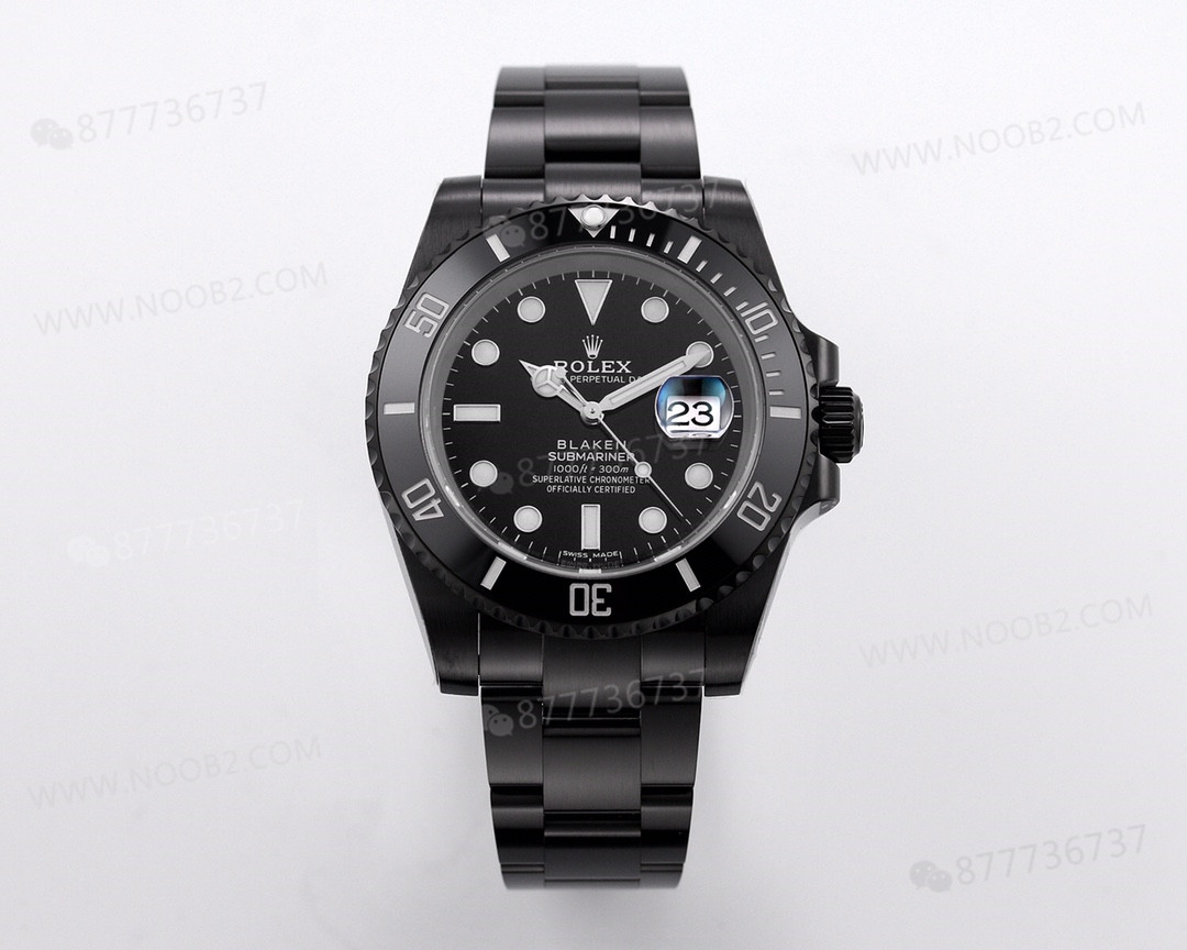 V6 Factory Rolex BLAKEN Karanlık Gece Siyah Submariner 116610LN Siyahlaştırma Modifikasyonu — 2. fotoğraf