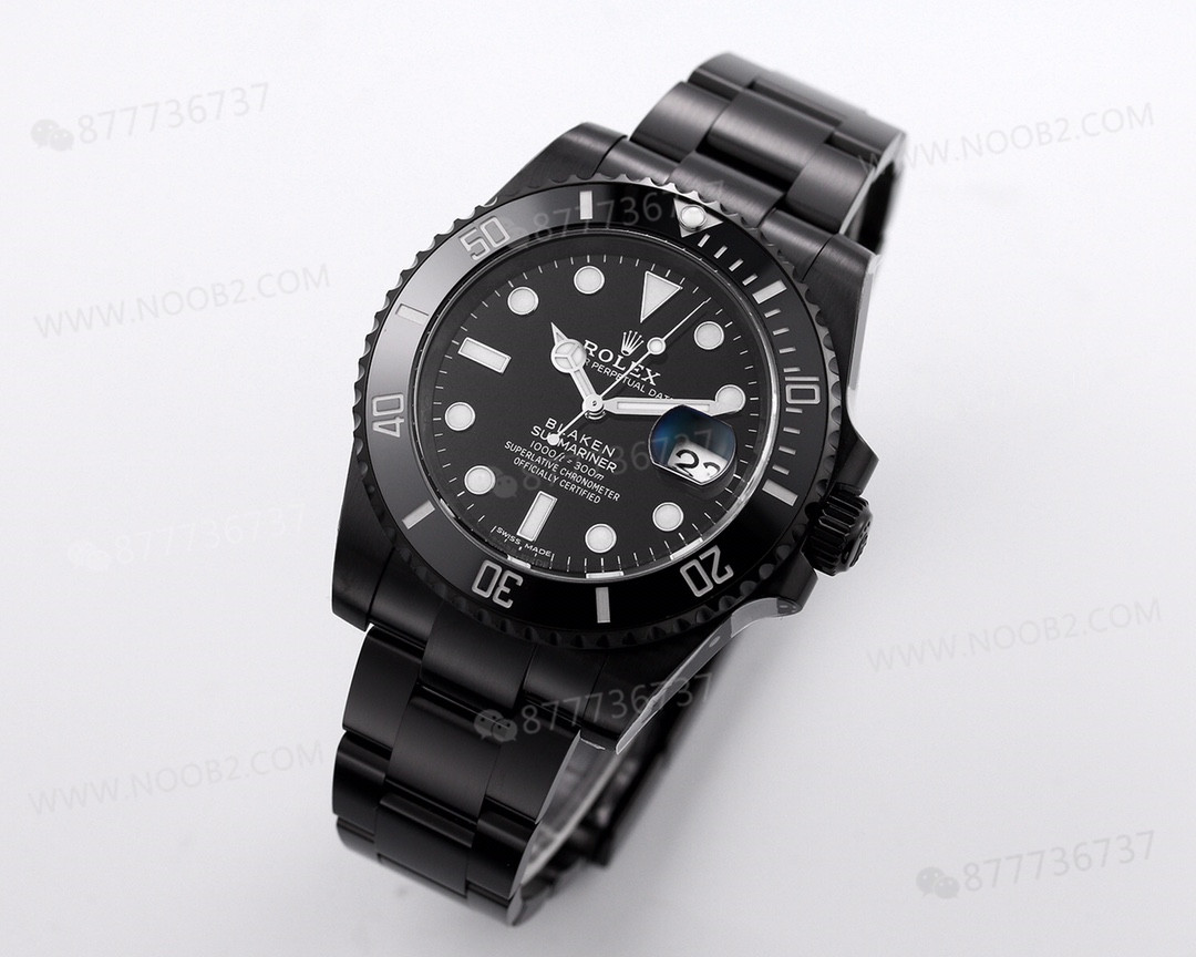 V6 Factory Rolex BLAKEN Karanlık Gece Siyah Submariner 116610LN Siyahlaştırma Modifikasyonu — 3. fotoğraf