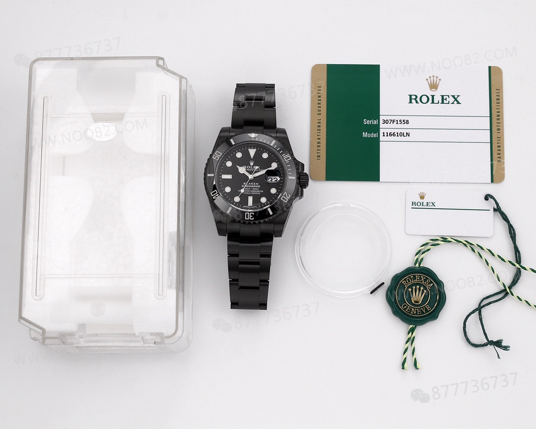 V6 Factory Rolex BLAKEN Karanlık Gece Siyah Submariner 116610LN Siyahlaştırma Modifikasyonu — 9. fotoğraf