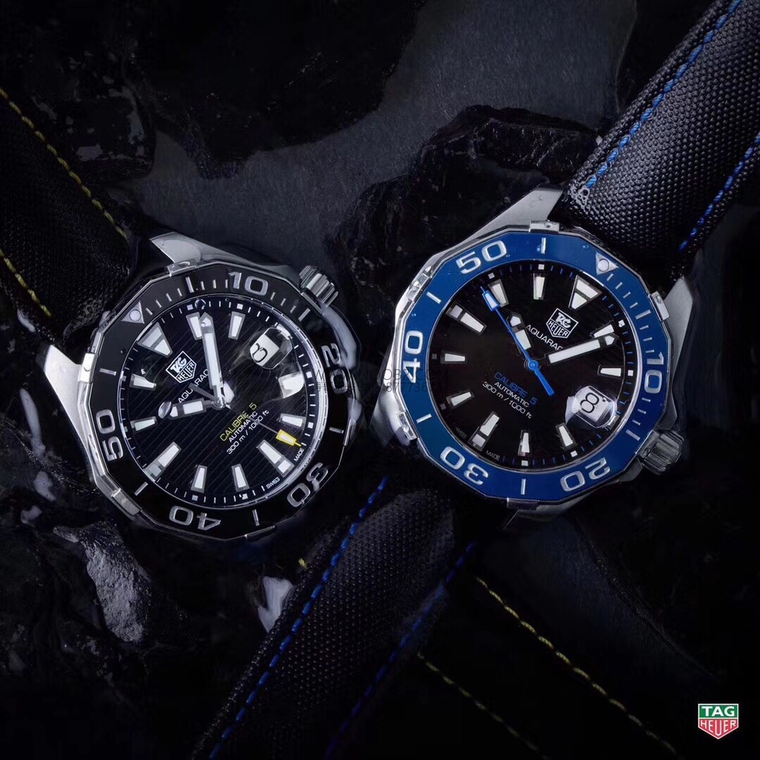 V6 Factory TAG Heuer Aquaracer 300 metre WAY201 replika saat detaylı incelemesi — 5. fotoğraf