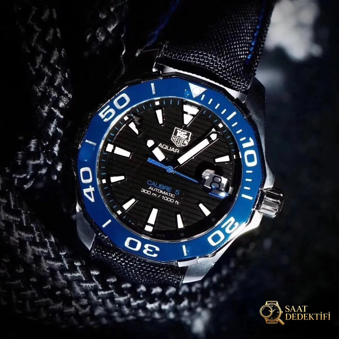 V6 Factory TAG Heuer Aquaracer 300 metre WAY201 replika saat detaylı incelemesi - Mekanizma Zemberek ve Balans Detayı