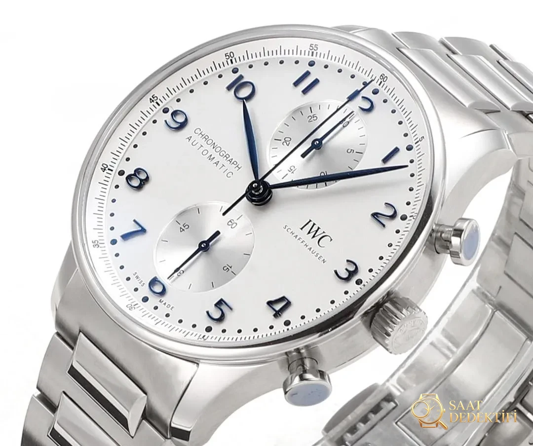 V6S Factory IWC Portugieser Kronograf IW371617 çelik bilezik modelinin kalitesi nasıl? - Arka Kapak ve Mekanizma Detayı