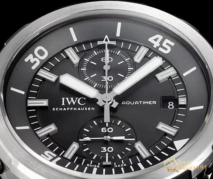 V6S IWC Aquatimer Köpekbalığı Çekiç Başlı Köpekbalığı Özel Versiyon İncelemesi - Arka Kapak ve Mekanizma Detayı