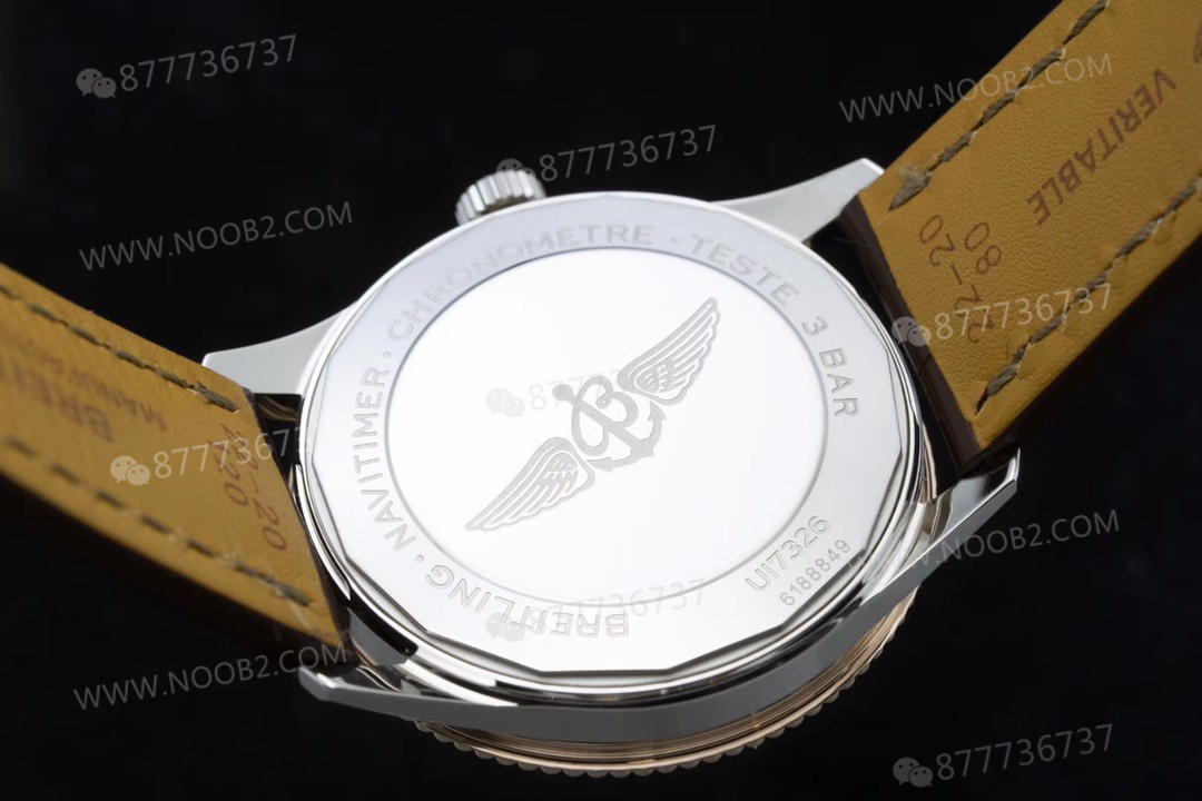 V7 Breitling Navitimer 1 Beyaz Kadran Altın Bezel U17326211G1P1 — 9. fotoğraf