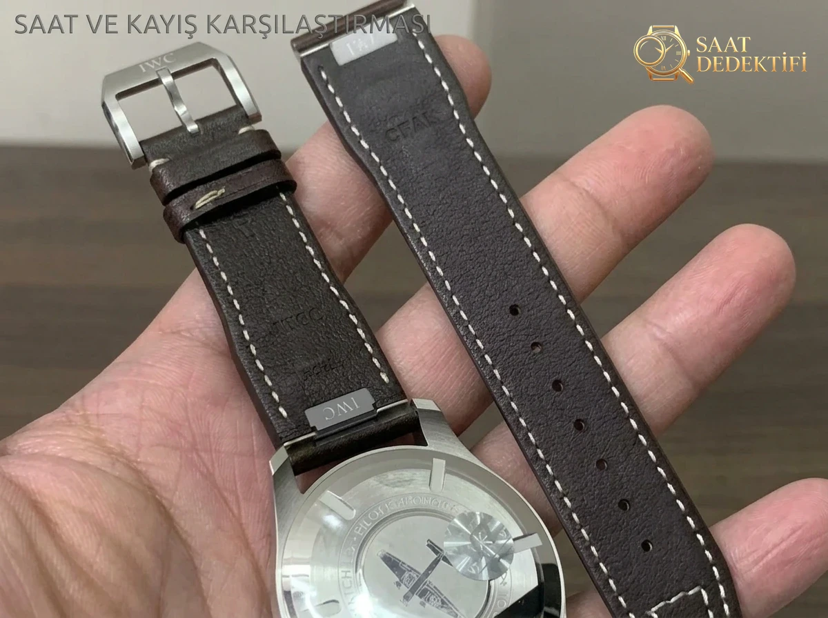 V7 Factory IWC Mark 20 orijinalle karşılaştırıldığında zayıf noktalar nerede? - Bilezik Bakla Ayrımı ve Pim Yapısı