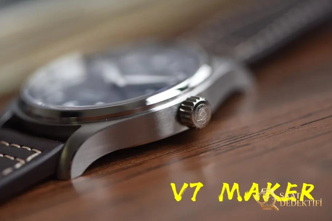 V7 Factory IWC Mark XVIII mavi kadranlı Le Petit Prince V2 versiyonunun kalitesi ve işçiliği nasıl? - Arka Kapak ve Mekanizma Detayı