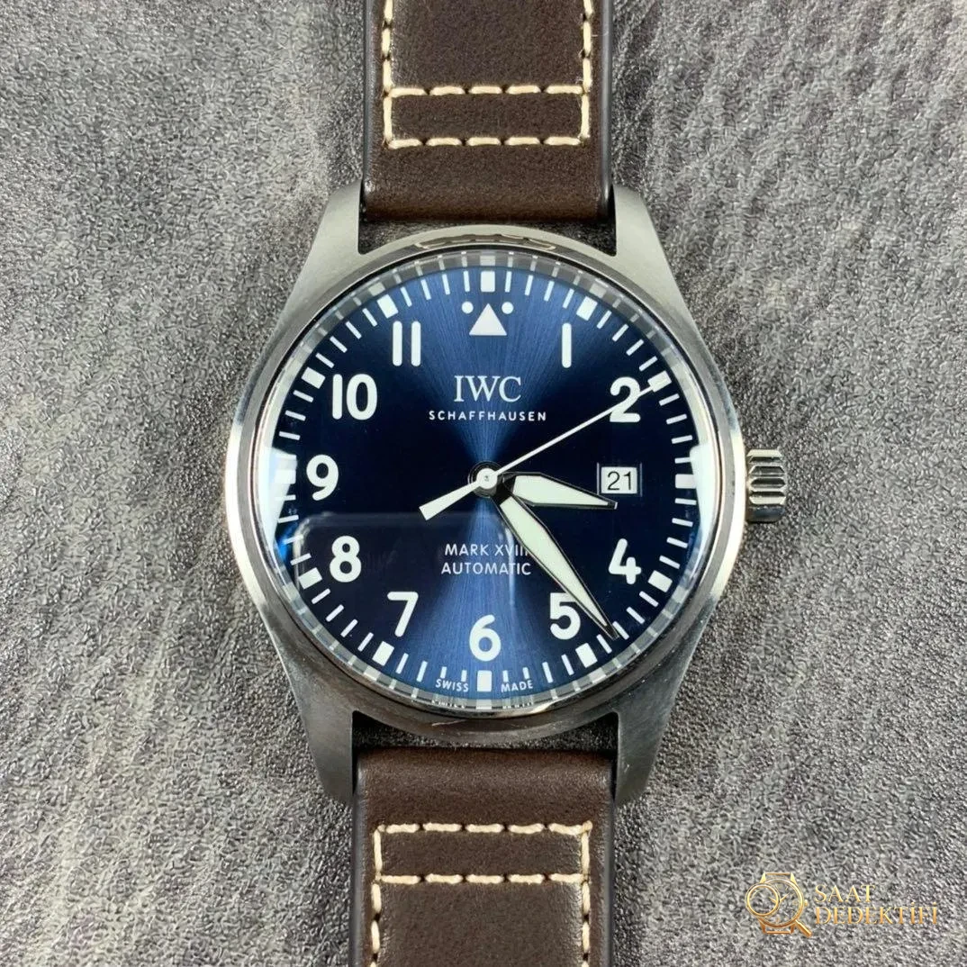 V7 Factory IWC Mark XVIII mavi kadranlı Le Petit Prince V2 versiyonunun kalitesi ve işçiliği nasıl? - Yan Profil ve Kordon Bağlantısı