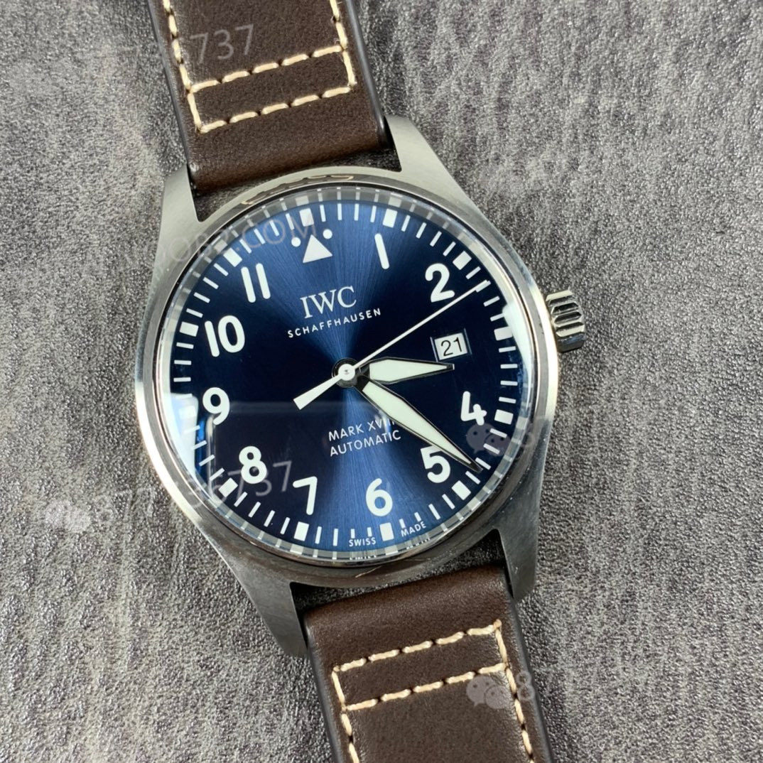 V7 Factory IWC Mark XVIII mavi kadranlı Le Petit Prince V2 versiyonunun kalitesi ve işçiliği nasıl? — 12. fotoğraf
