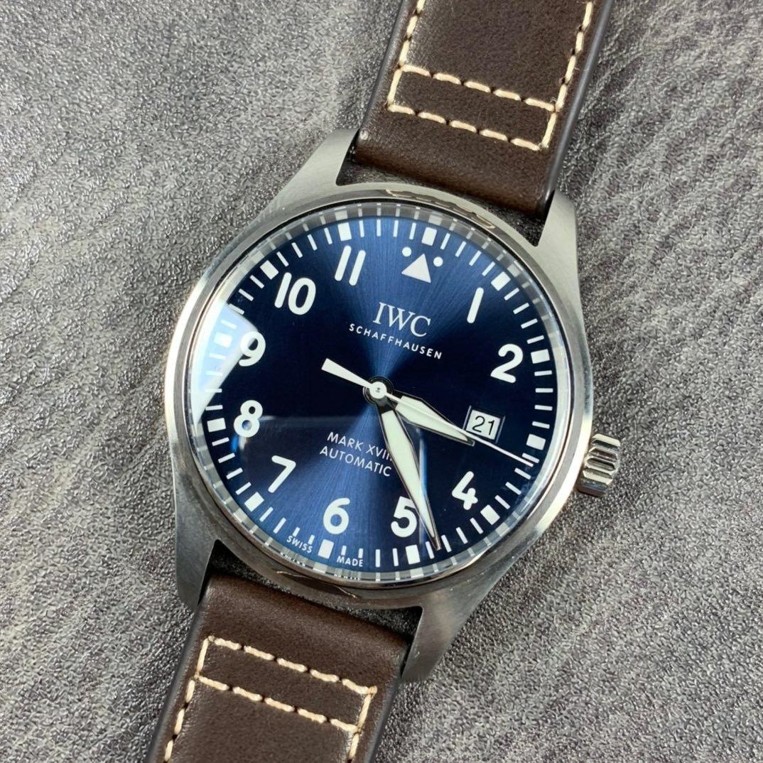 V7 Factory IWC Mark XVIII mavi kadranlı Le Petit Prince V2 versiyonunun kalitesi ve işçiliği nasıl? — 13. fotoğraf