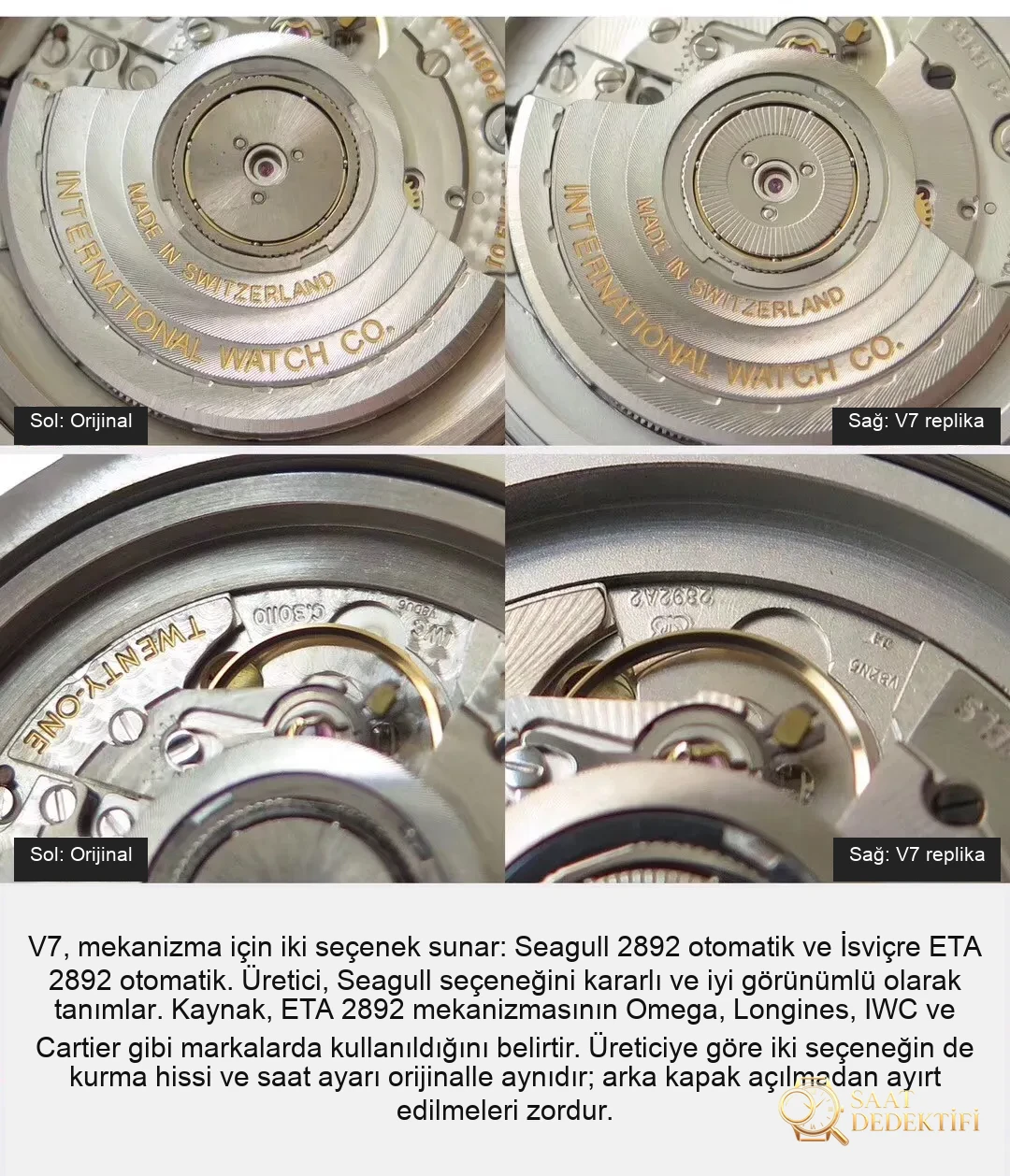 V7 Factory IWC Portofino 150. Yıl Orijinal İsviçre ETA2892 Mekanizmalı Replika Saat İncelemesi - Genel Açı ve Estetik Duruş