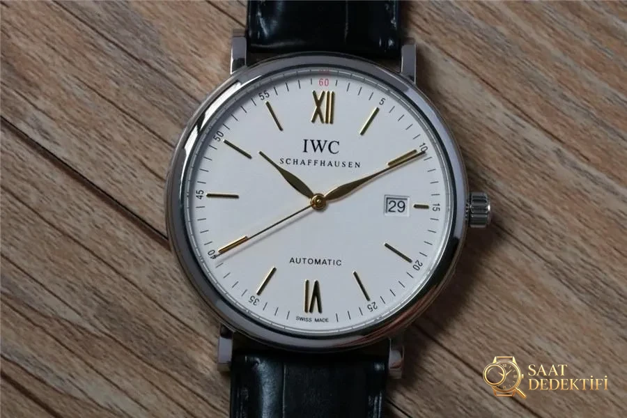 V7 Factory IWC Portofino 150. Yıl Orijinal İsviçre ETA2892 Mekanizmalı Replika Saat İncelemesi - Kadran İbreleri ve Saniye Akışı
