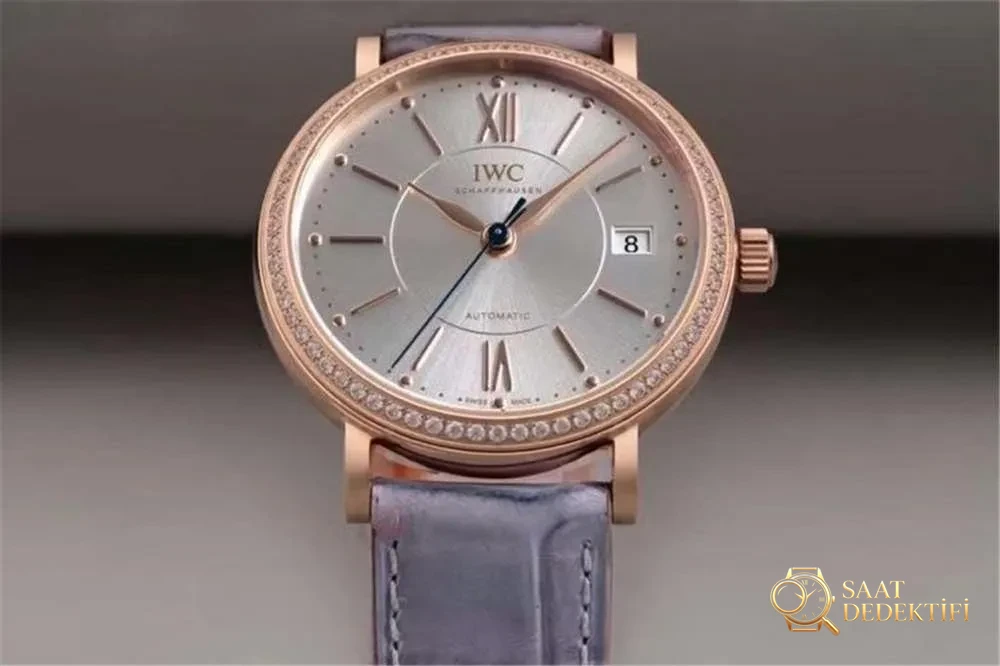 V7 Factory IWC Portofino 37 mm kadın kol saati orijinal karşılaştırma incelemesi - Genel Açı ve Estetik Duruş
