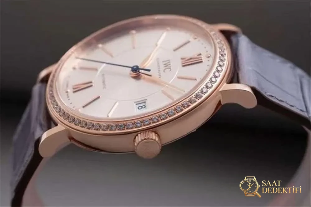 V7 Factory IWC Portofino 37 mm kadın kol saati orijinal karşılaştırma incelemesi - Tepe Koruması ve Ayar Fonksiyonu