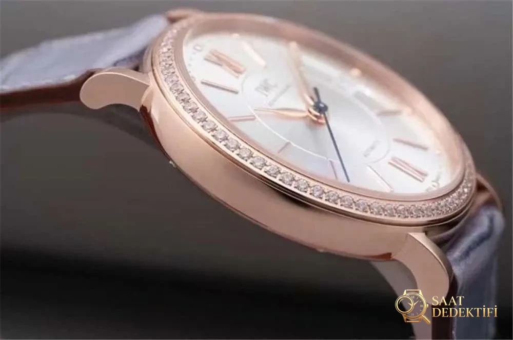 V7 Factory IWC Portofino 37 mm kadın kol saati orijinal karşılaştırma incelemesi - Bilezik Bakla Ayrımı ve Pim Yapısı