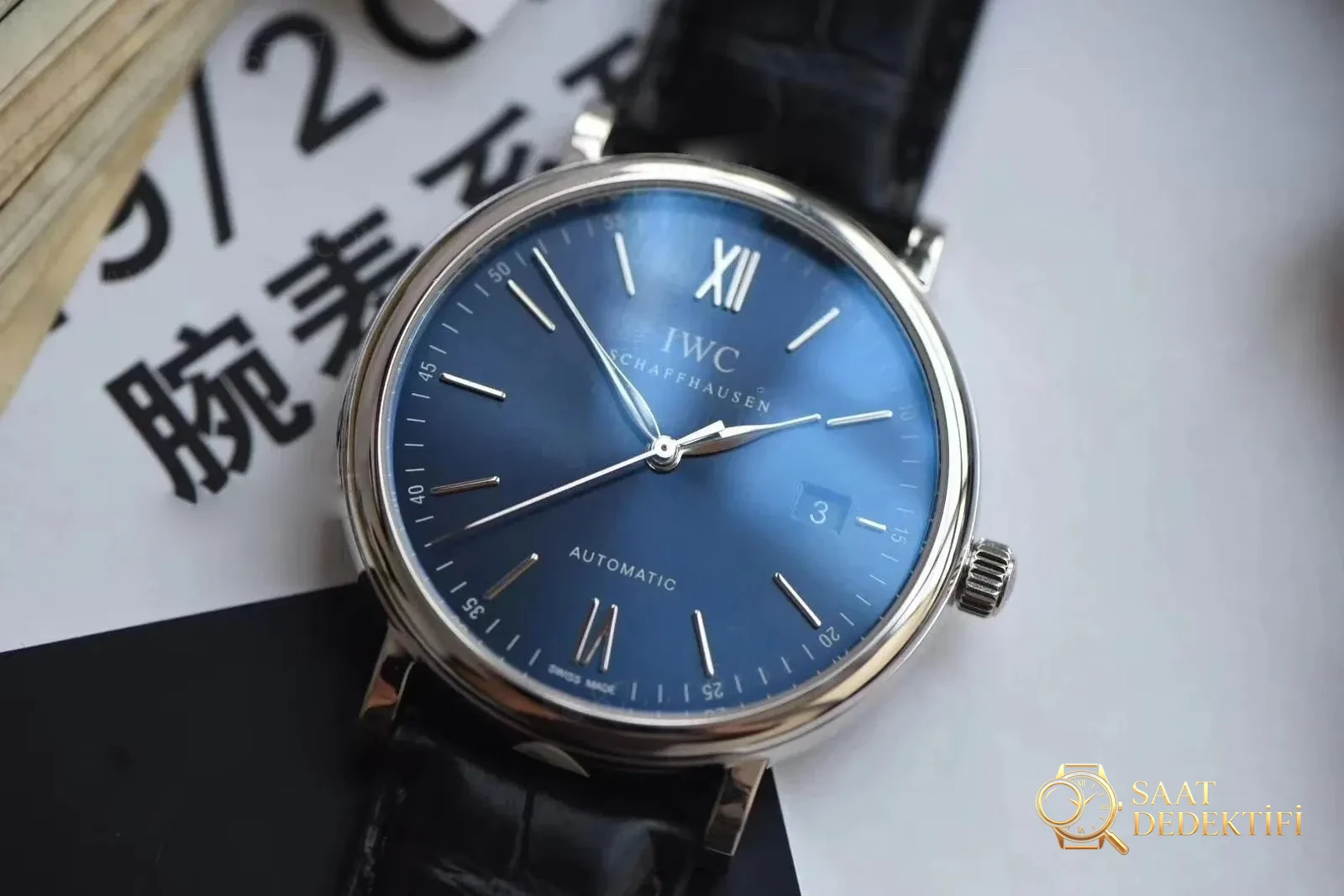 V7 Factory üretimi IWC Mark XVIII ile Portofino arasında nasıl seçim yapılır? - Kadran Detayı ve Bezel İşçiliği