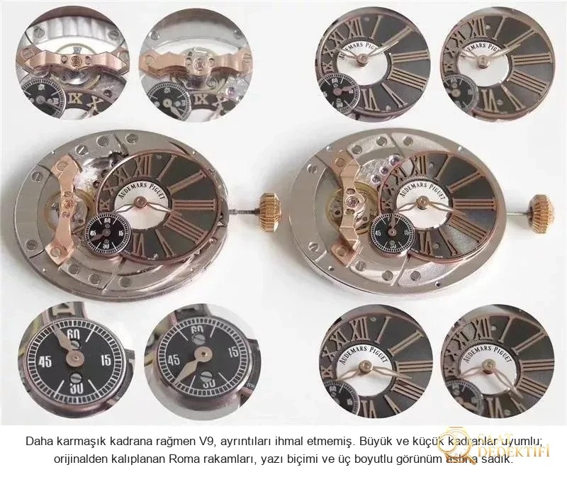V9 Factory Audemars Piguet Millenary 15350ST replika erkek saati gerçek-replika karşılaştırması ve incelemesi: Yeni sürümde neler geliştirildi? - Klips Kilidi ve Lazer Damgalar