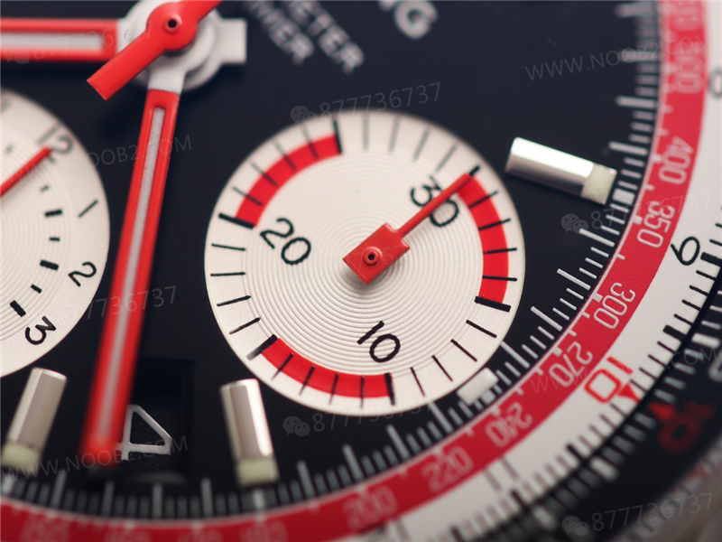V9 Factory Breitling Aviator B01 siyah kadran Swissair — 7. fotoğraf