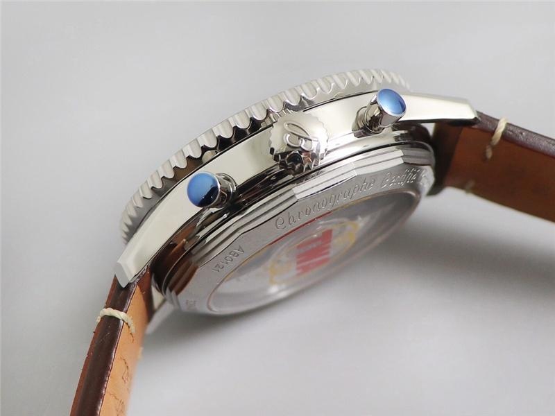 V9 Factory Breitling Navitimer B01 Beyaz Kadran TWA — 5. fotoğraf
