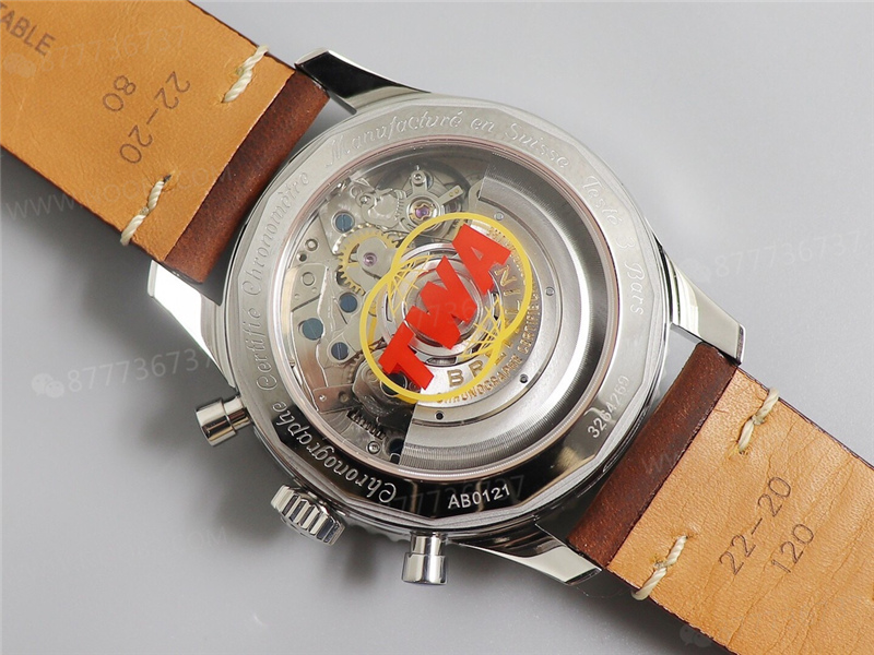 V9 Factory Breitling Navitimer B01 Beyaz Kadran TWA — 9. fotoğraf