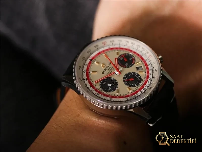 V9 Factory Breitling Navitimer B01 Beyaz Kadran TWA - Kasa Çeliği ve Polisaj Kalitesi