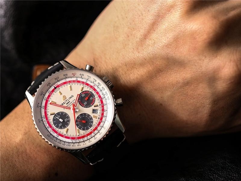 V9 Factory Breitling Navitimer B01 Beyaz Kadran TWA — 16. fotoğraf