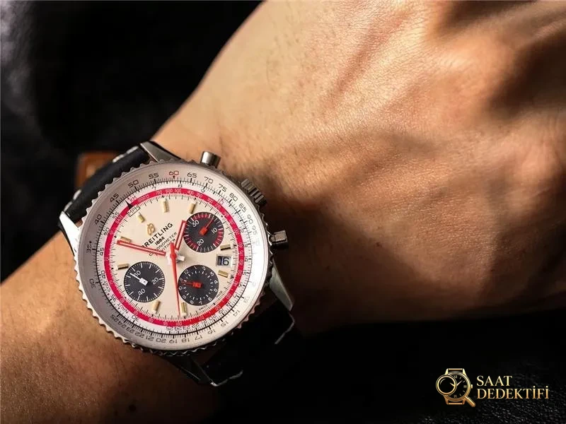 V9 Factory Breitling Navitimer B01 Beyaz Kadran TWA - Toka İçi Mikro Ayar Mekanizması