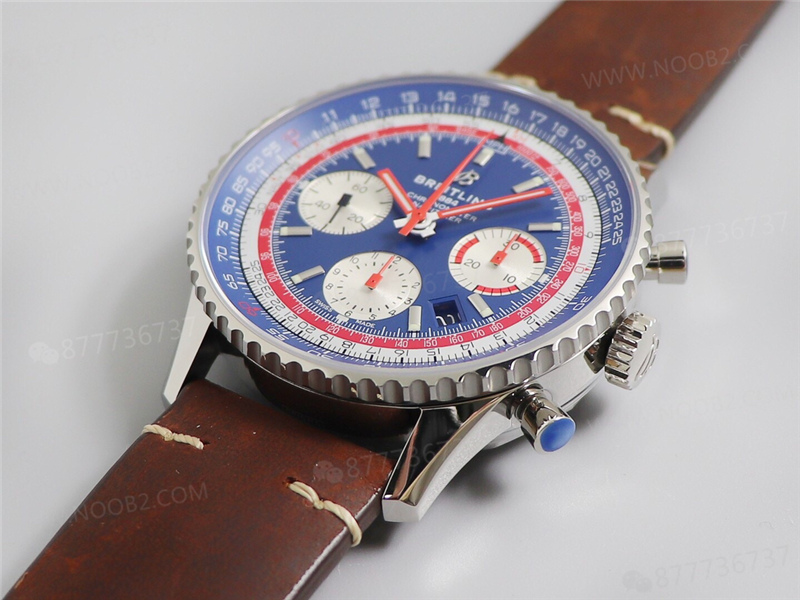 V9 Factory Breitling Navitimer B01 Mavi Kadran Pan Am — 2. fotoğraf