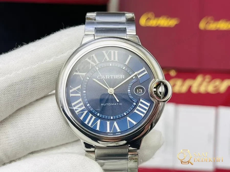 V9 Factory Cartier en yeni hızlı sökülebilir Ballon Bleu tüm seri saatler - Makro Kadran ve İndeks İşçiliği