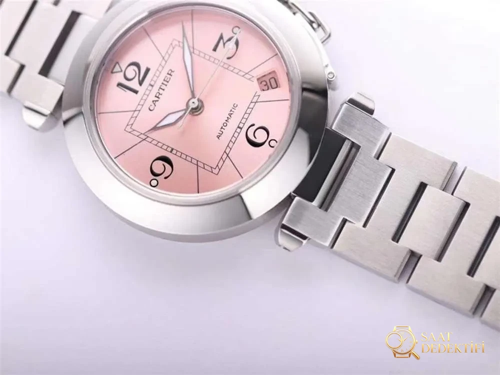 Revue de la montre-bracelet pour femme V9 Factory Cartier Pasha Series W31074M7 - La préférée des rares - Séparation des maillons du bracelet et structure des broches