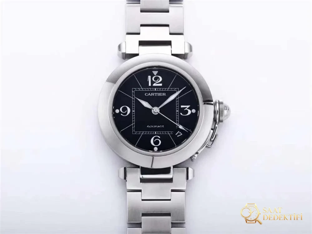 Revue de la montre-bracelet pour femme V9 Factory Cartier Pasha Series W31074M7 - La préférée des rares - Texture du bracelet et détails de couture