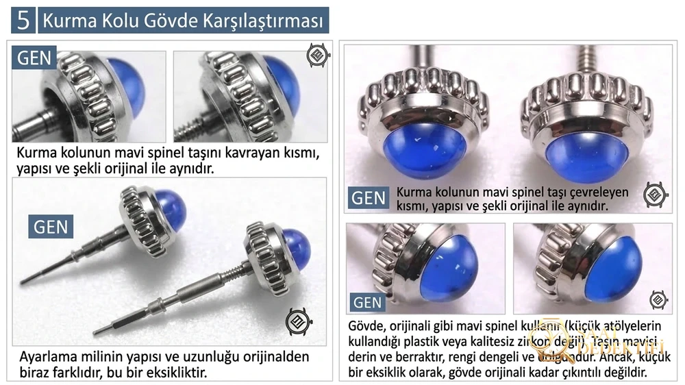 V9 Factory Cartier Tank Citizen.9015 mekanizmalı gerçek-replika karşılaştırmalı inceleme - Makro Kadran ve İndeks İşçiliği