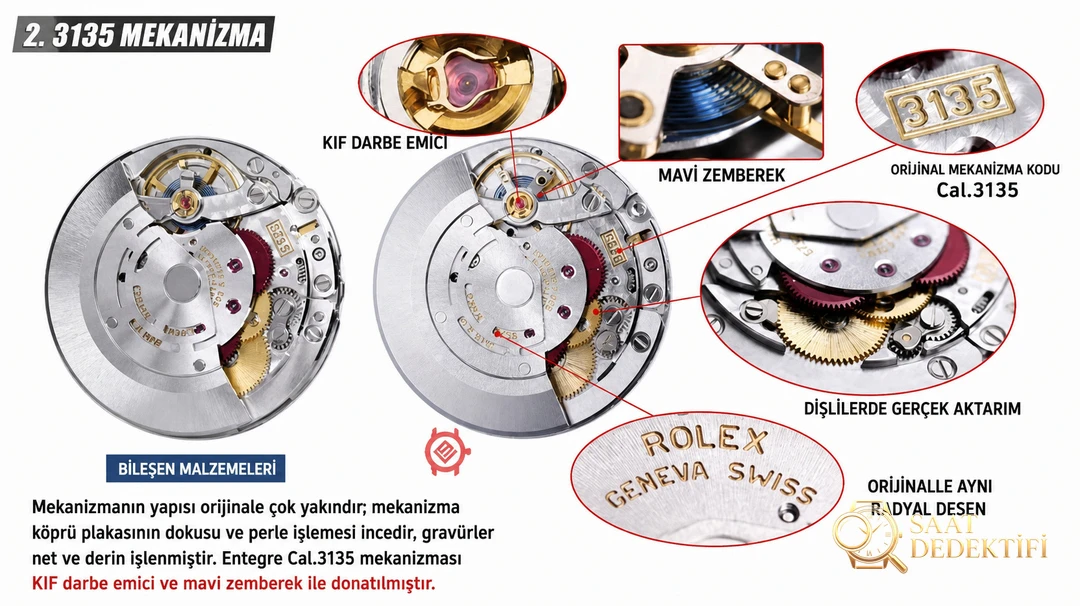 V9 Factory modifiyeli Rolex yeşil su hayaleti blacken saat: karartma etkisi nasıl? - Bilezik, Toka ve Klips Mekanizması