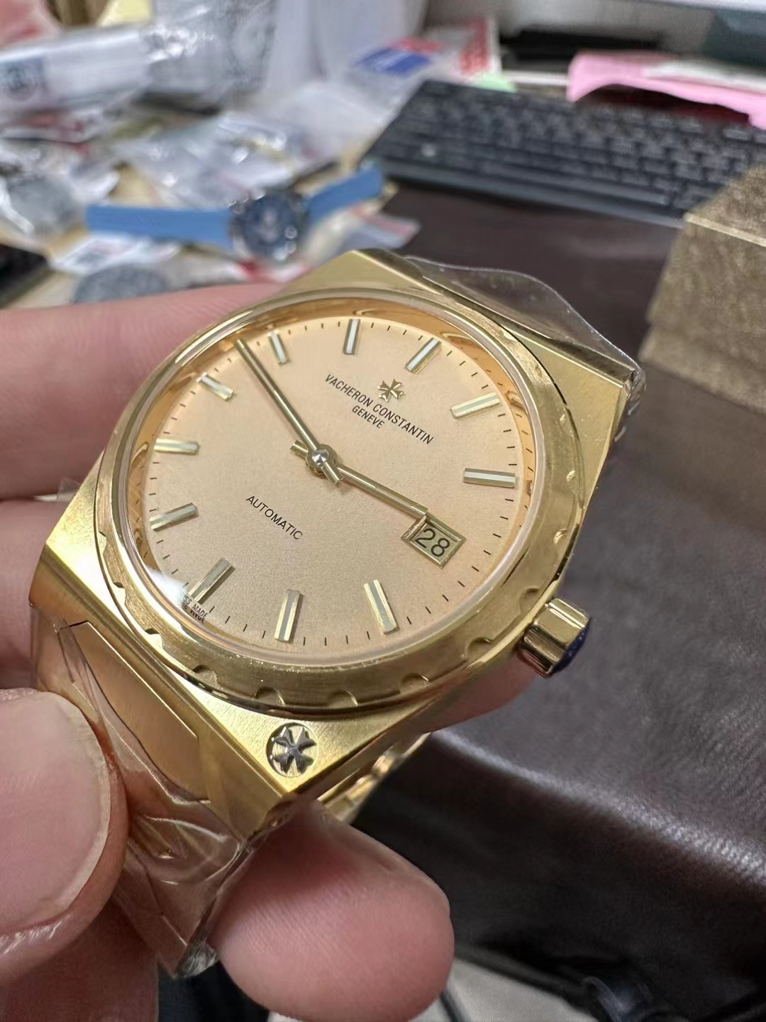 Vacheron Constantin Historiques Sarı Altın Replika