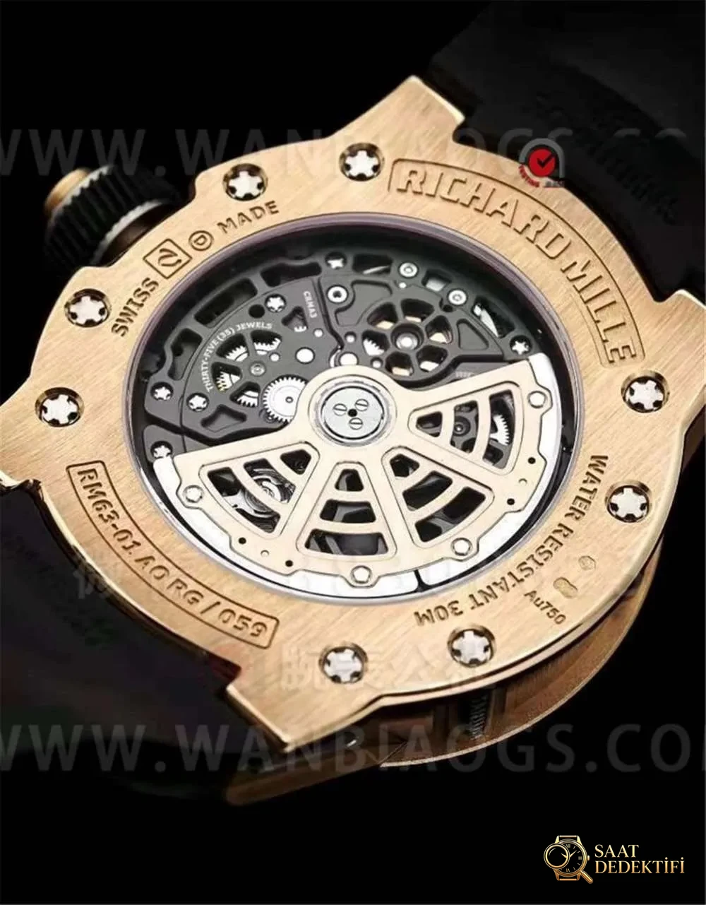 V9 Factory Richard Mille RM63-01 Dizzy Hands Detaylı İnceleme - Kasa Çeliği ve Polisaj Kalitesi