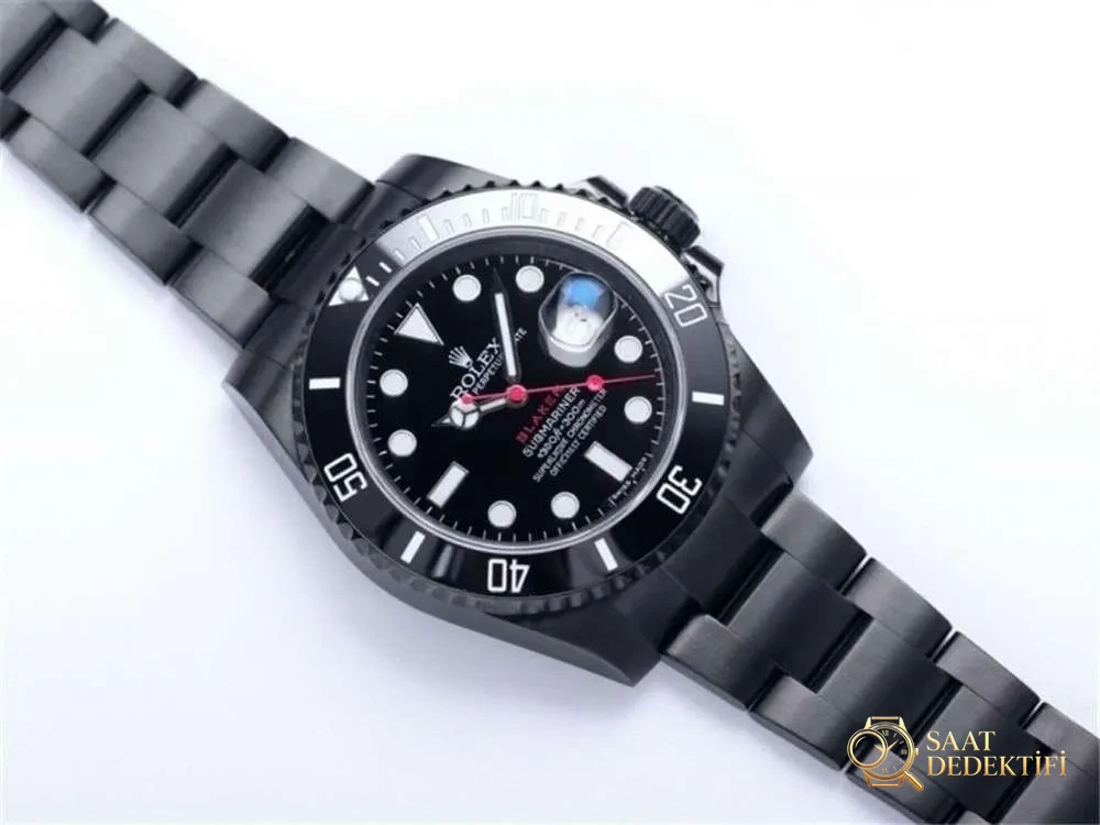 V9 Factory Rolex schwarz-grüner Wassergeist „Offizielles BLAKEN-Modell“ Nachtschwarze Version Vergleichstest mit dem Original – Trennung der Armbandglieder und Stiftstruktur