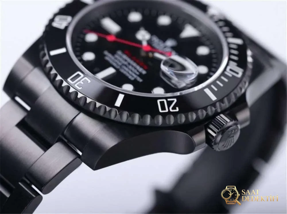 V9 Factory Rolex schwarz-grüner Wassergeist „BLAKEN offizielles Modell“ Nachtschwarze Version Vergleichstest mit dem Original – In-Buckle Micro Adjustment Mechanism