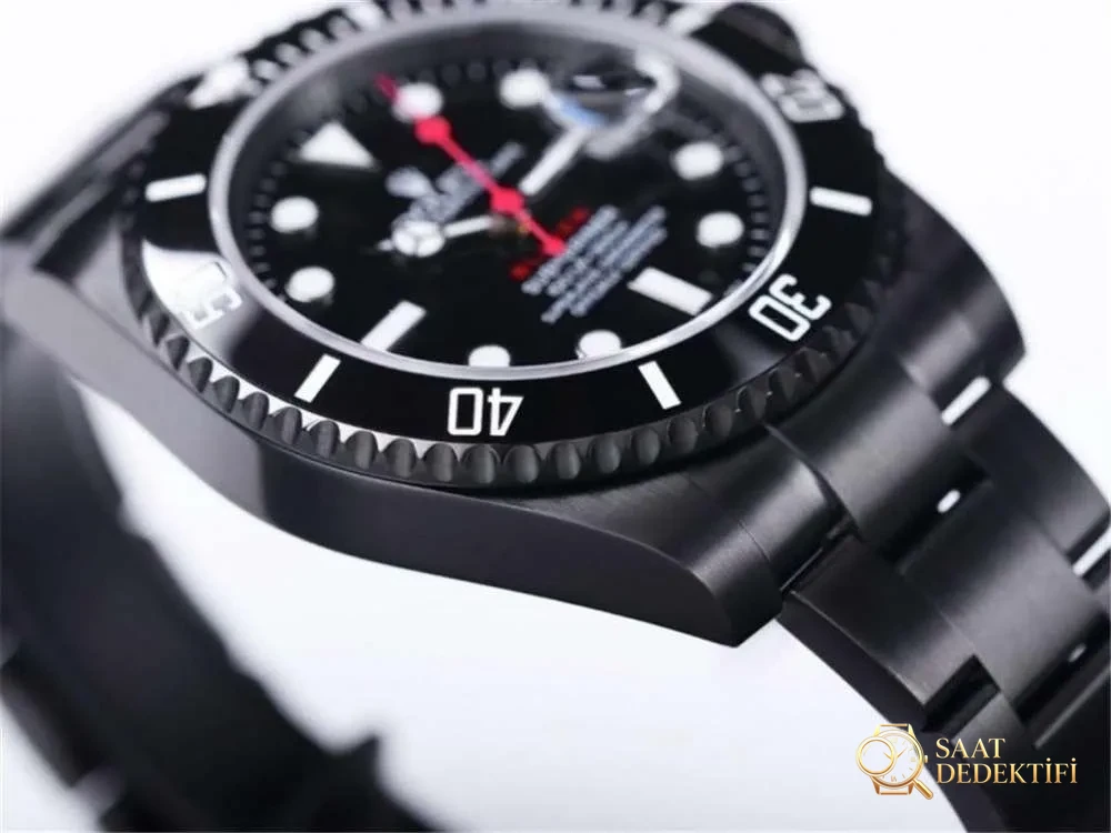 V9 Factory Rolex schwarz-grüner Wassergeist „Offizielles BLAKEN-Modell“, Nachtschwarzversion, Vergleichsbewertung mit dem Original – Zifferblattzeiger und Sekundenlauf