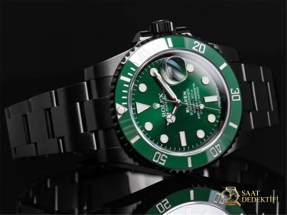 V9 Factory Rolex schwarz-grüner Wassergeist „Offizielles BLAKEN-Modell“ Nachtschwarze Version Vergleichstest mit dem Original – Kronenverriegelungsmechanismus und Dichtungsstruktur