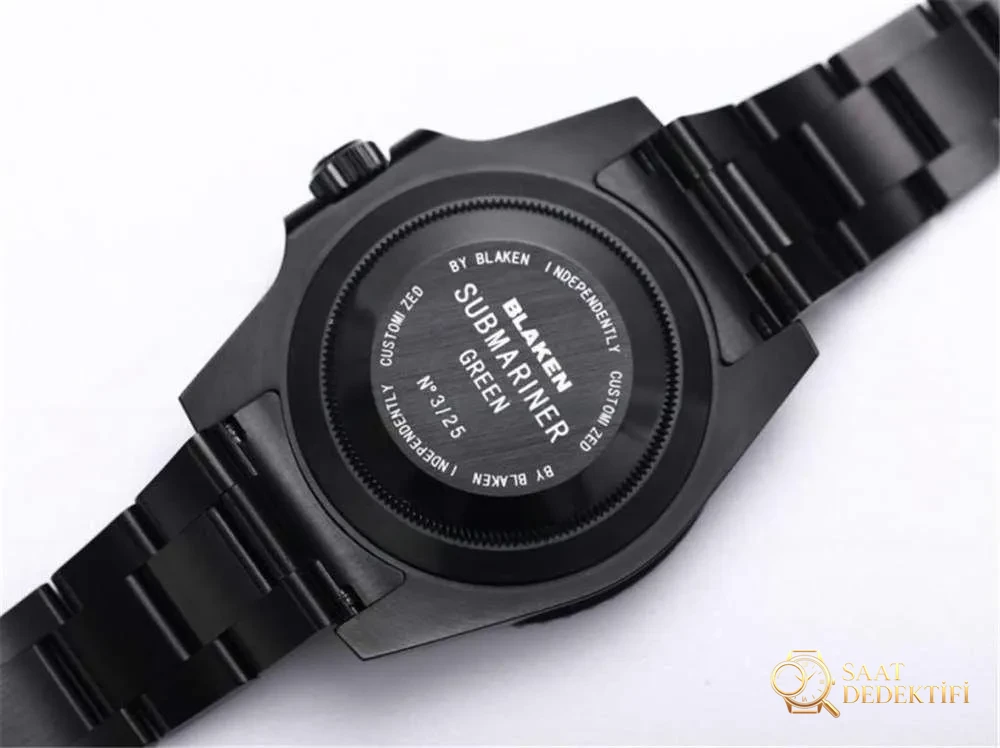V9 Factory Rolex schwarz-grüner Wassergeist „Offizielles BLAKEN-Modell“, Nachtschwarz-Version, Vergleichsbewertung mit dem Original – Unruh- und Hauptfederbaugruppe
