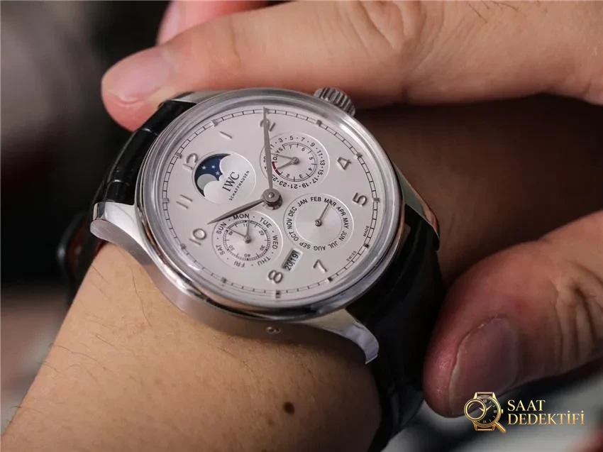 V9 IWC Portugieser Gerçek Perpetual Calendar Yeni Model İncelemesi - Bilezik Bakla Ayrımı ve Pim Yapısı