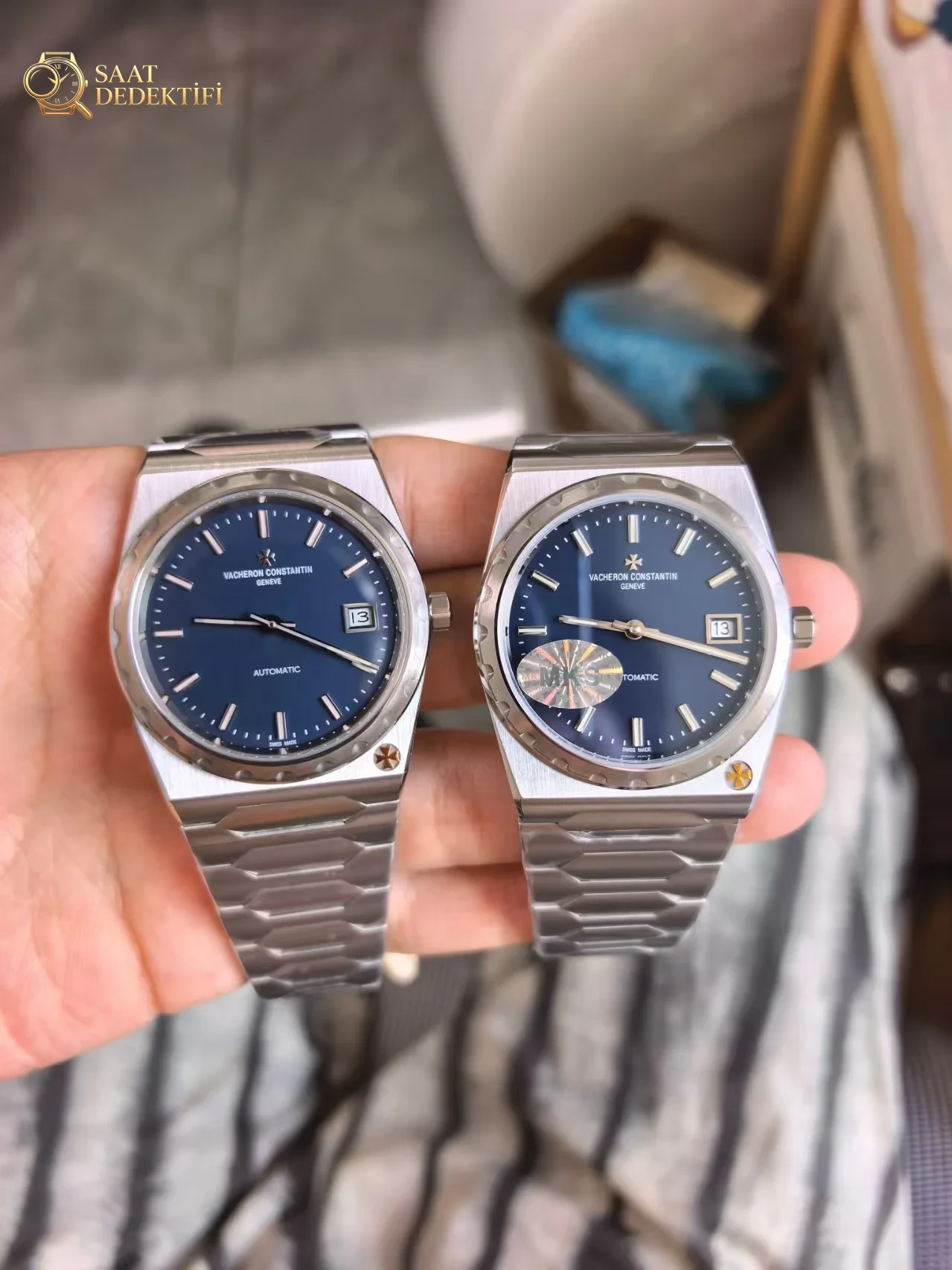 Vacheron Constantin 222 replica PPF Factory (left) and MKS Factory (right) side by side