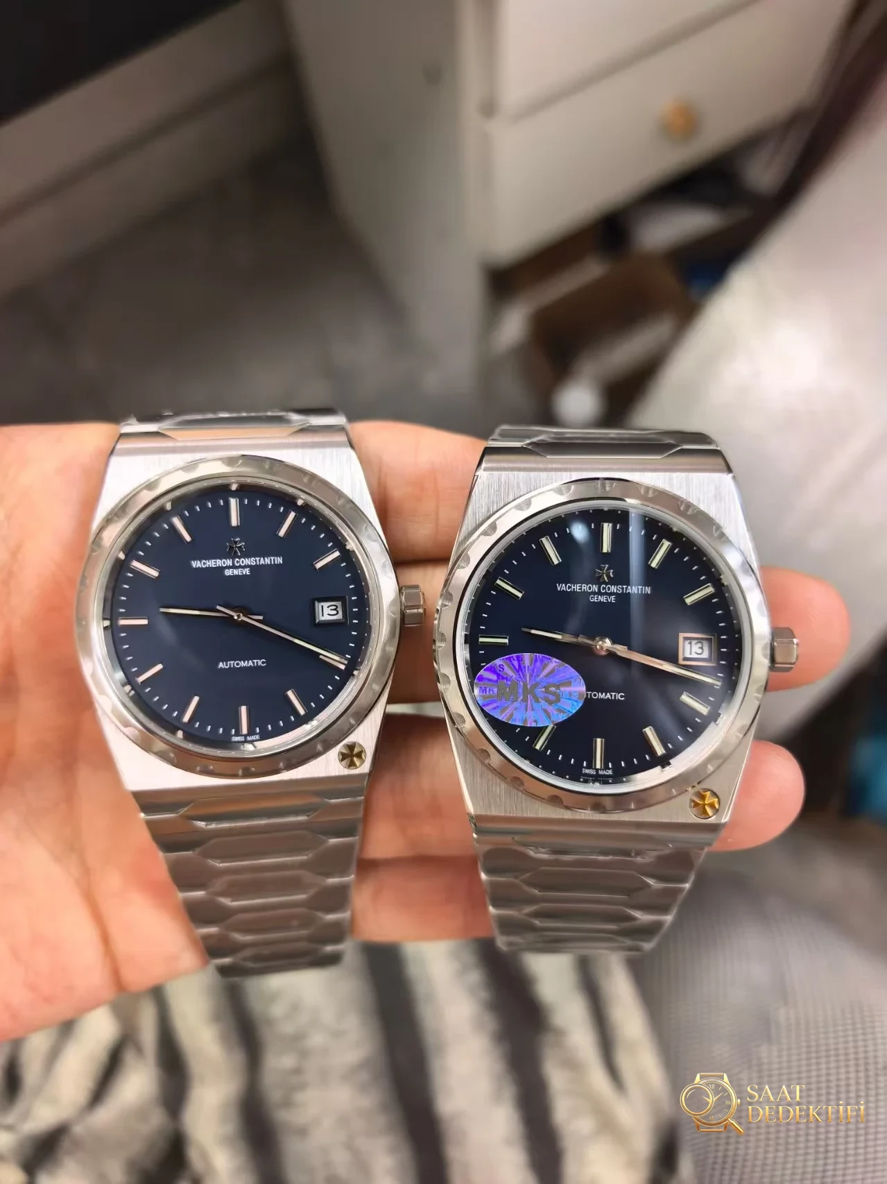 PPF and MKS VC 222 replica bracelet and case appearance