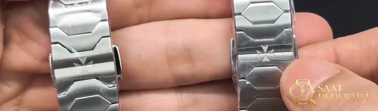 PPF and MKS Maltese cross logo buckle comparison