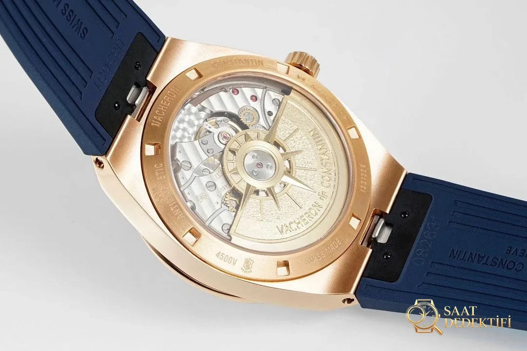 VC Vacheron Constantin Overseas 4500V Serisi - Arka Kapak ve Mekanizma Detayı