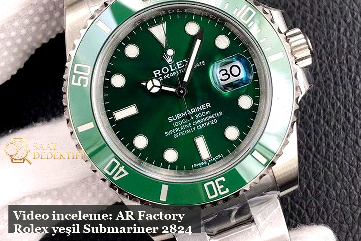 Rolex Submariner Replika Saat İncelemesi - Ön Görünüm ve Kasa Tasarımı