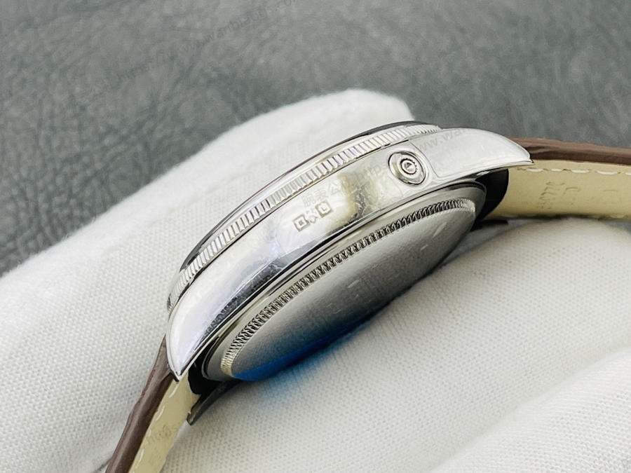 VR Factory Rolex Cellini serisi 50535 çok fonksiyonlu gerçek ay evreli (gümüş) saat incelemesi — 6. fotoğraf