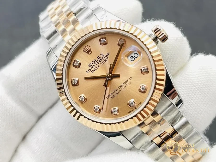 Rolex Datejust Replika Saat İncelemesi - Ön Görünüm ve Kasa Tasarımı